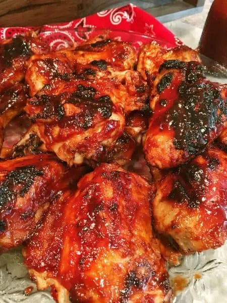 Grilled Cherry Dr Pepper Chicken