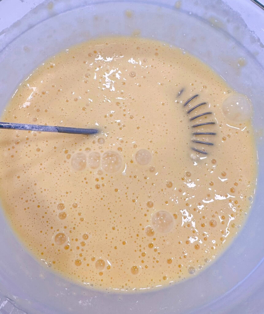 Batter for chili relleno casserole.