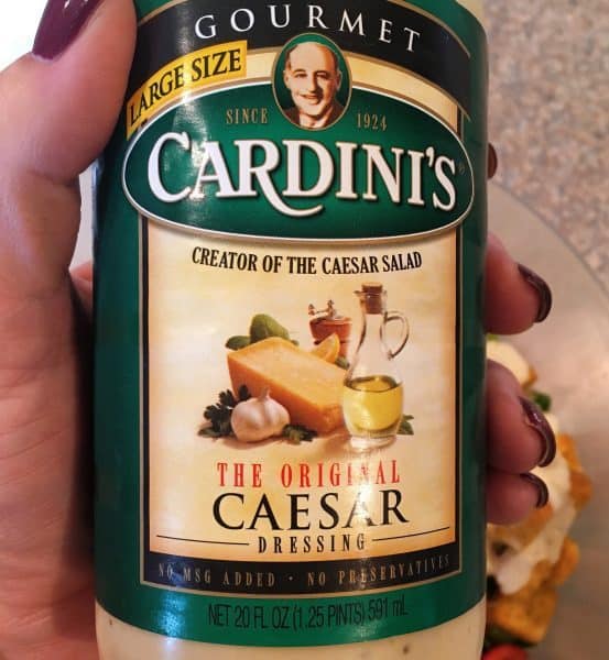 Close up of Cardinin's Caesar Dressing