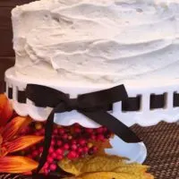 Pumpkin cake with cream cheese frosting