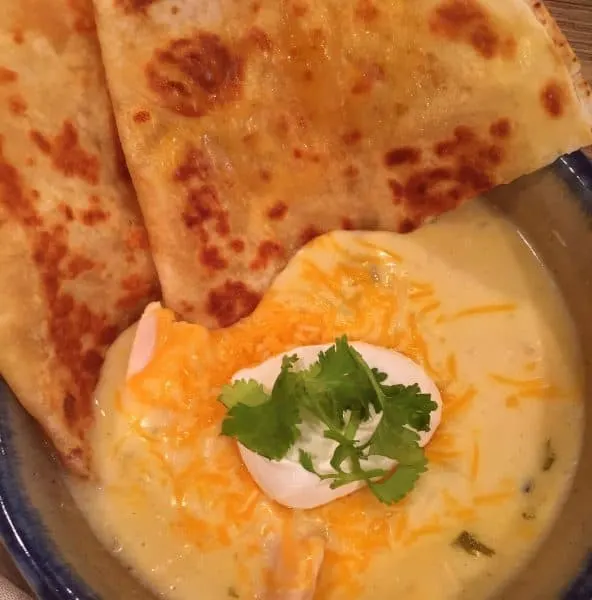 Chicken Enchilada and Cheese Quesadillas