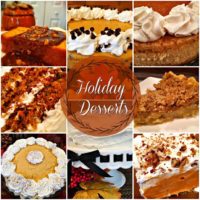 A variety of holiday desserts