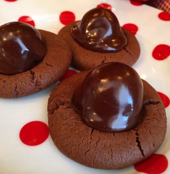 Chocolate Covered Cherry Cookies