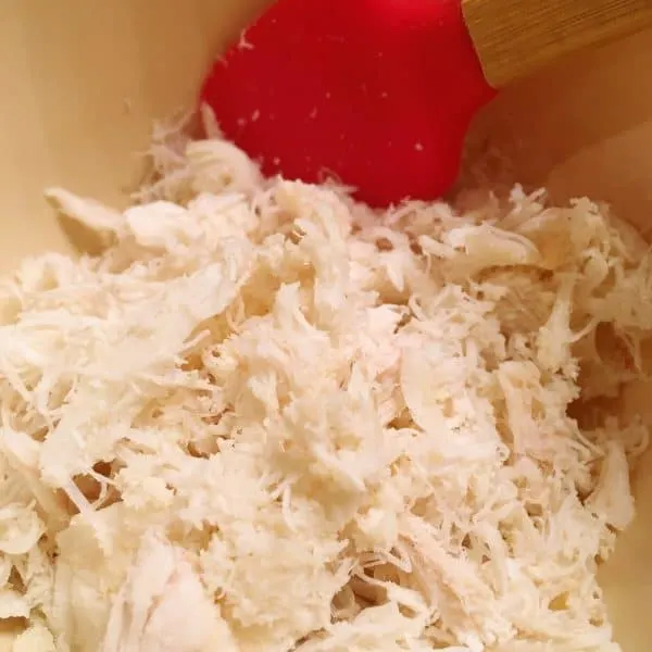 Flaked Crab Meat in a bowl