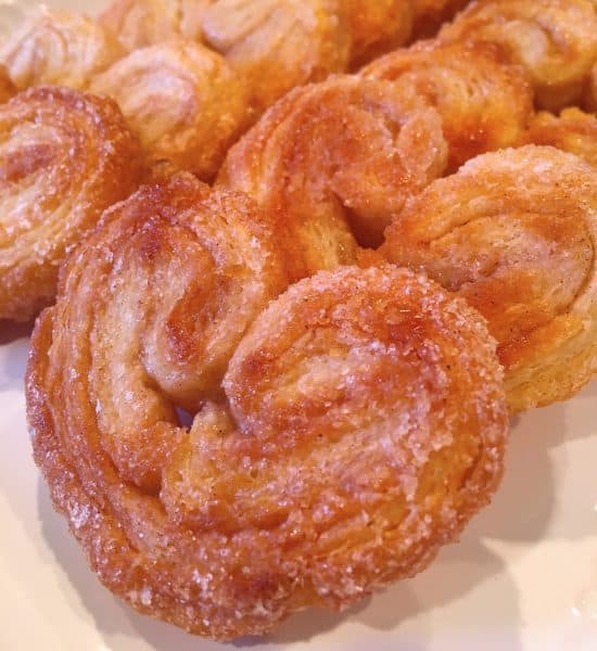 Palmier Cookies close up