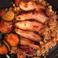 Chicken Teriyaki with Fried Rice Cauliflower