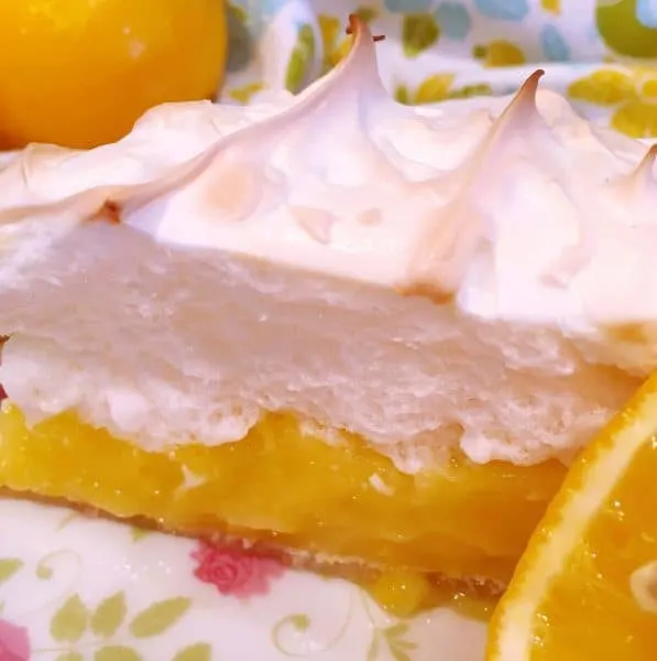 Slice of Lemon Meringue Pie 