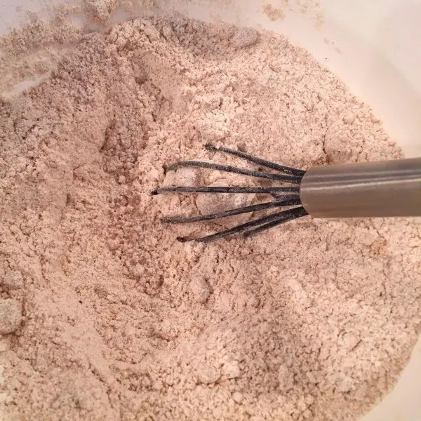 Streusel topping ingredients in a bowl