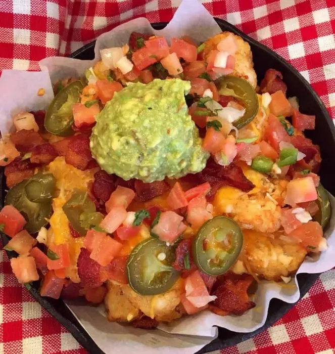 Homemade Loaded Tater Nachos