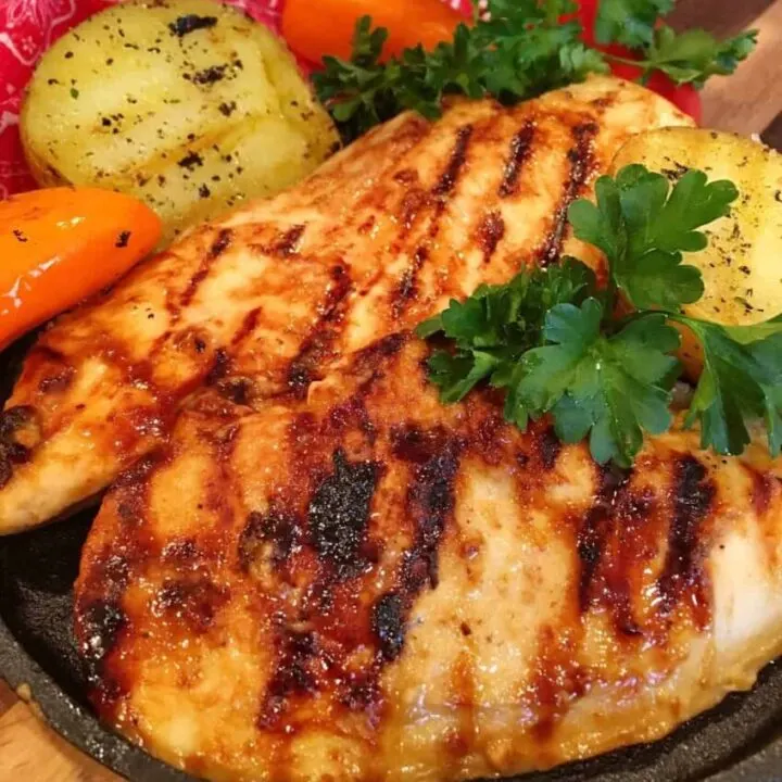 Two Grilled Honey Mustard Chicken Breast