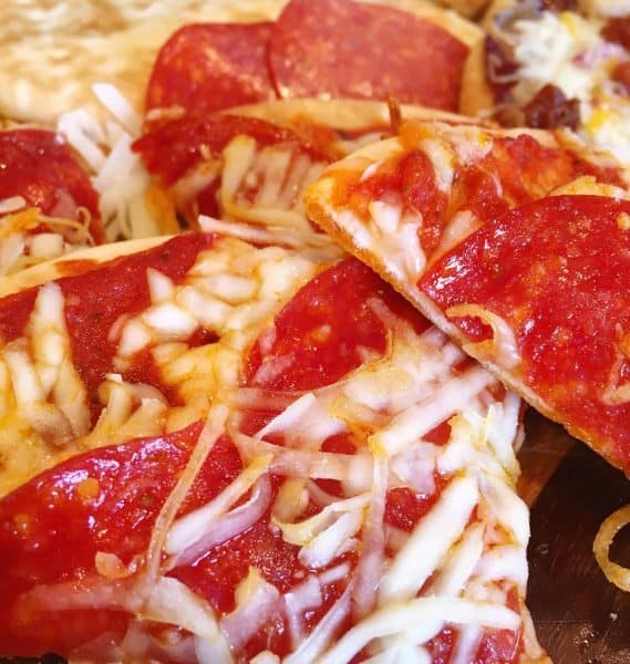 Personal pepperoni Pizzas