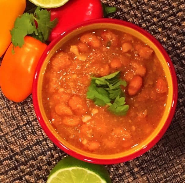 Close up of Cafe Rio Pinto Beans