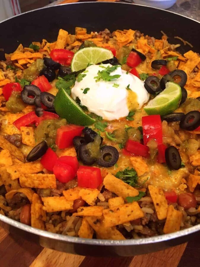 Hamburger Mexican Skillet Dinner