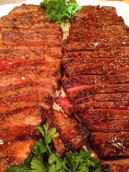 Grilled and sliced London Broil