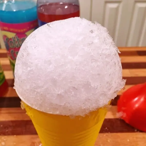 Adding Rounded Snow Cone Top