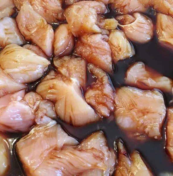 Teriyaki Chicken Marinating
