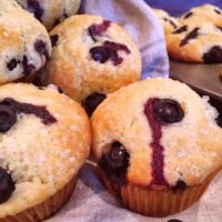 Breakfast Blueberry Muffins