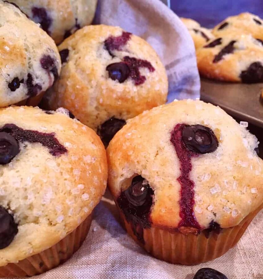 Breakfast Blueberry Muffins