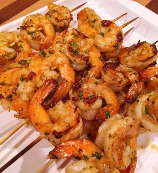 Grilled Shrimp on Skewers