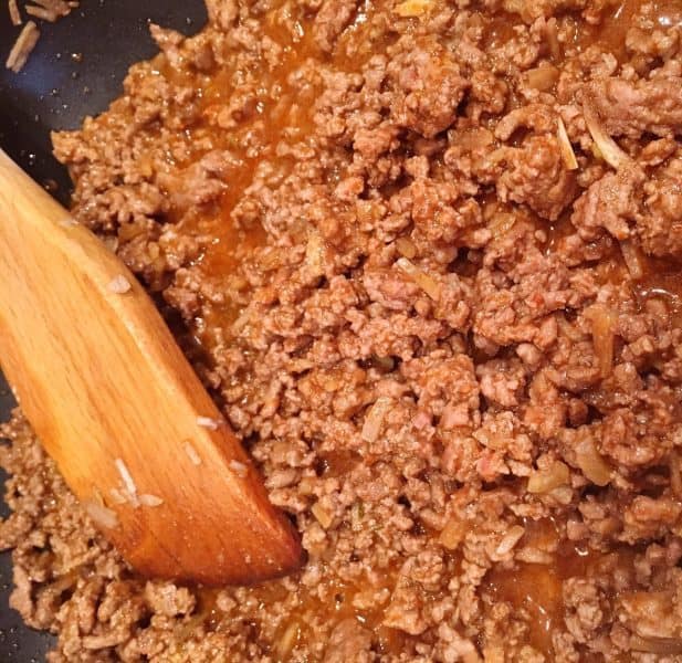 Ground Beef Mixture for Enchiladas