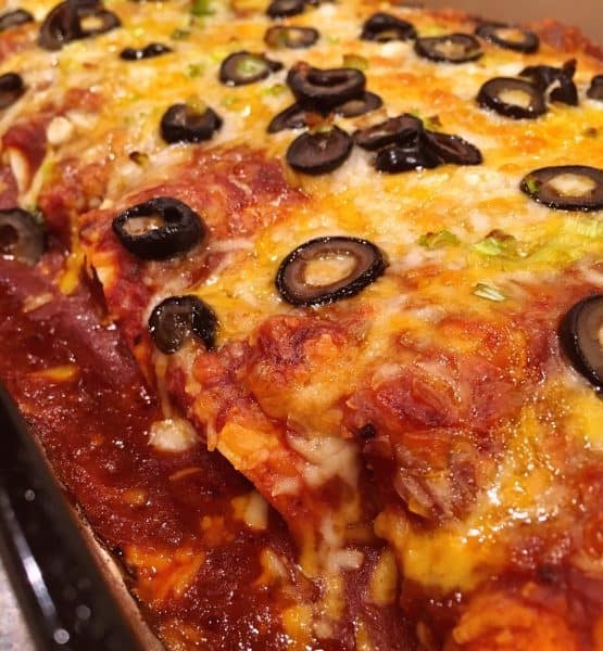 Easy Ground Beef Enchilada's 