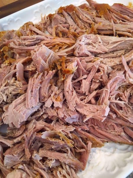 Shredded Pork Loin Roast for wraps