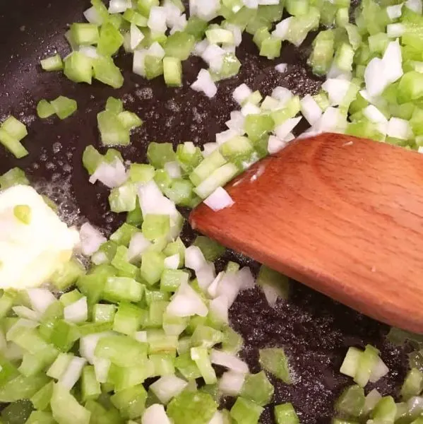 Sauteed Celery and Onion