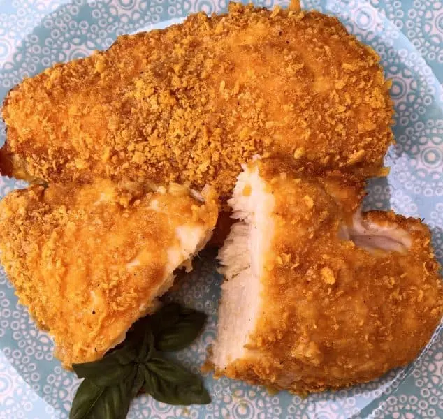 Crispy Parmesan Oven Fried Chicken