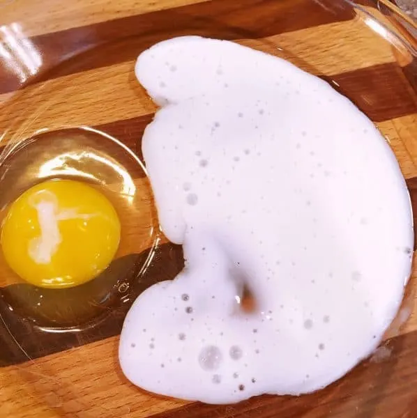 Egg and Milk wash