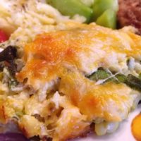 Green and Gold Casserole with Zucchini