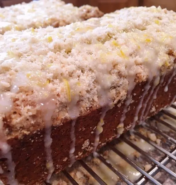 Lemon Zucchini Bread with Lemon Glaze