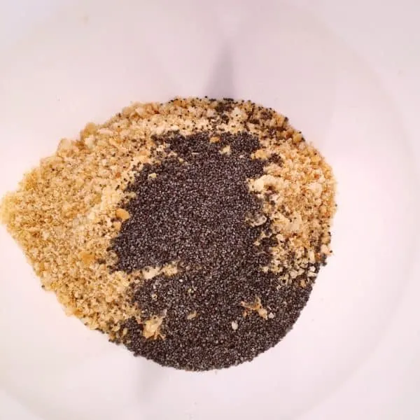 Cracker Crumbs and Poppy Seeds