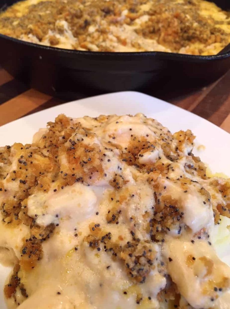Poppy Seed Chicken Skillet Dinner.