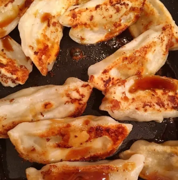Potstickers with sauce