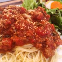 Spaghetti Sauce with Pasta