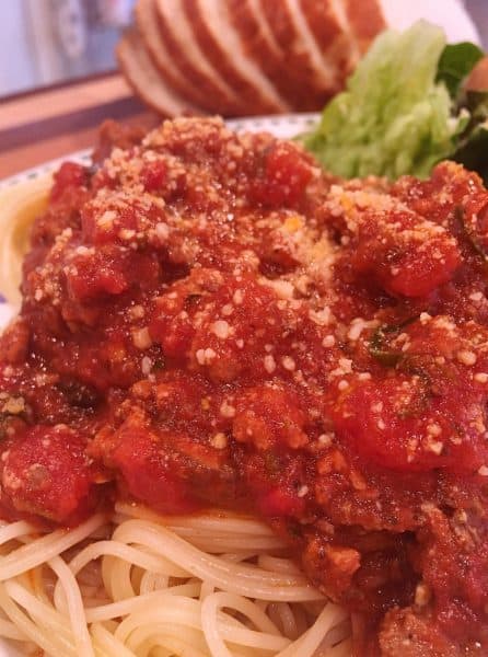 Spaghetti Sauce with Meat Sauce