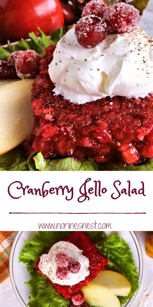 Cranberry Jello Salad | Norine's Nest