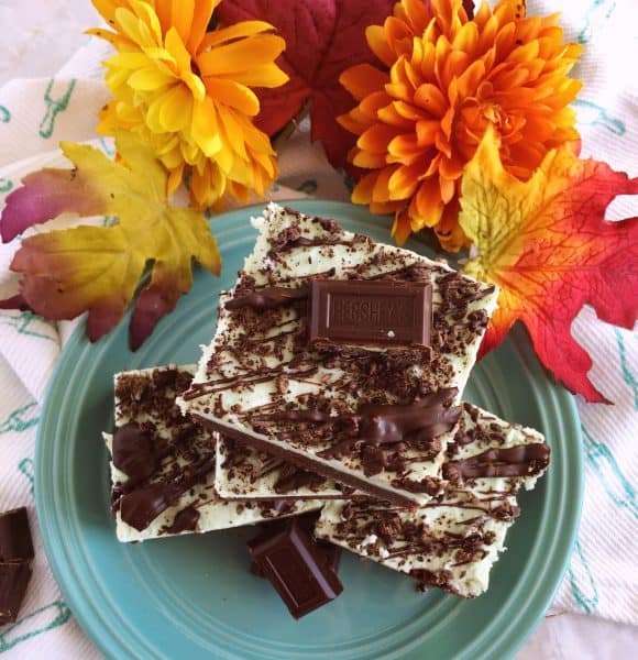 Layered mint brownies