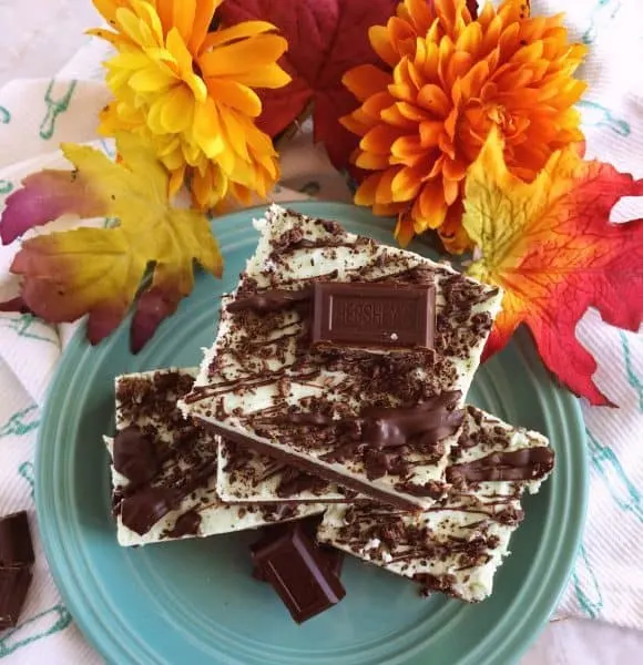 Layered mint brownies