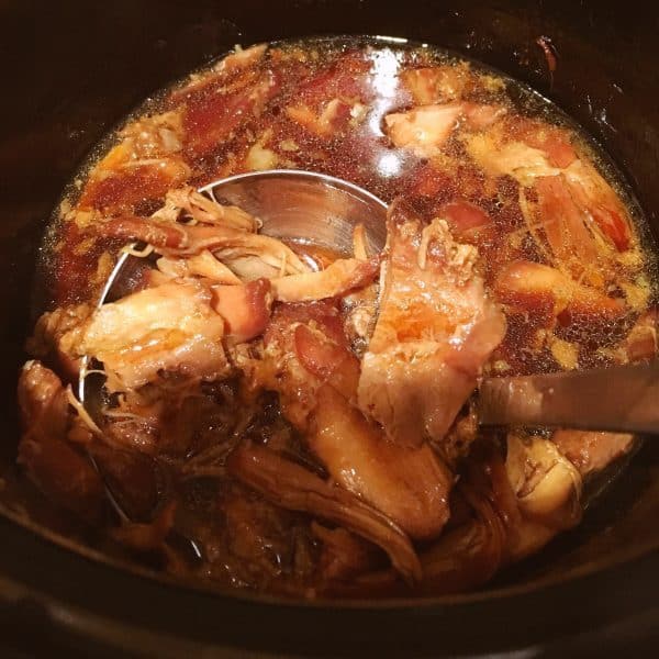 Shredded Chicken with Teriyaki Chicken