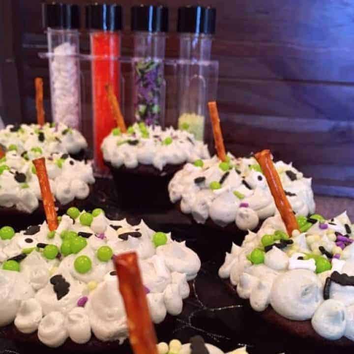 Witches’ Brew Halloween Cupcakes