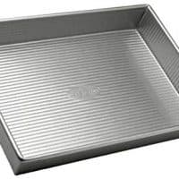 USA Pan Bakeware suorakulmainen Kakkupannu, 9 x 13 tuuman, Nonstick Quick Release pinnoite, valmistettu USA: ssa aluminoidusta teräksestä