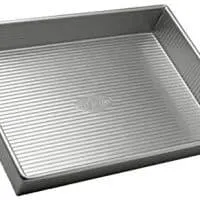 USA Pan Bakeware Rectangular Cake Pan, 9 x 13 inch, Nonstick & Quick Release Coating, Made in the USA from Aluminized Steel