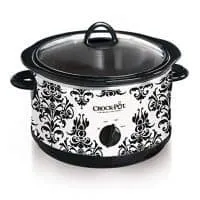 Crock-Pot 4.5-Quart Manual Slow Cooker, Damask Pattern