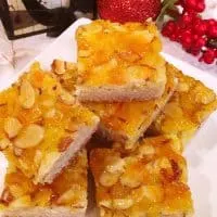 Apricot Almond Holiday Bars