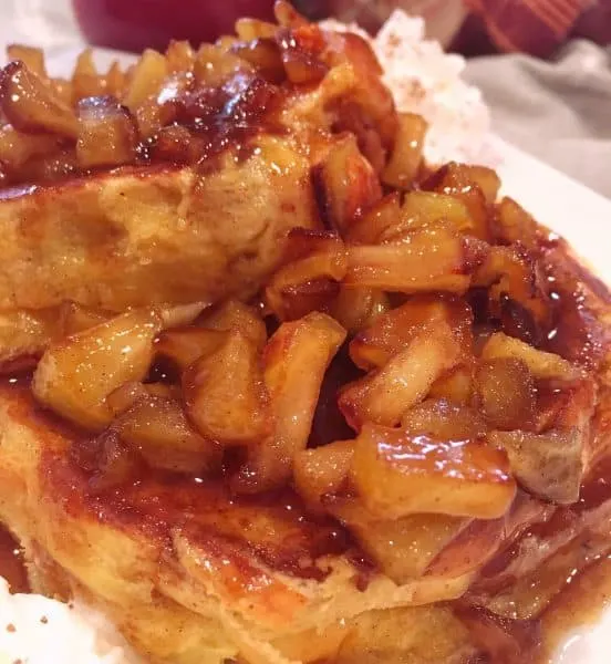 Caramel Apple Brioche French Toast