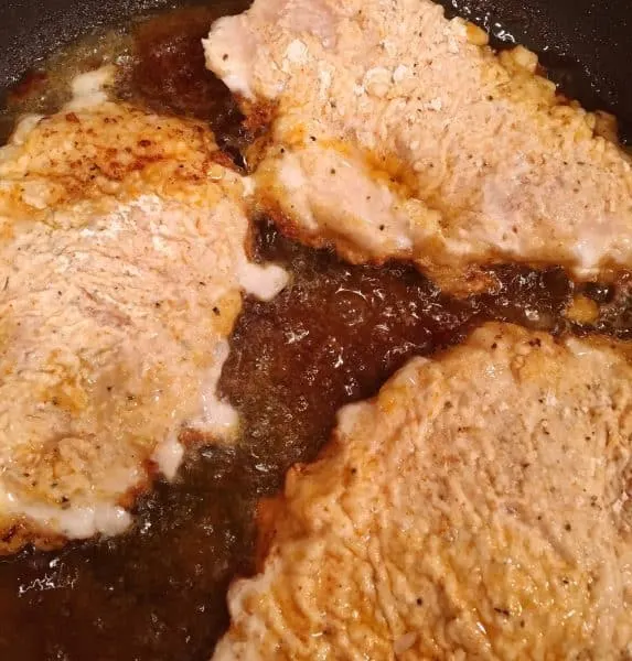 Chicken-Fried Chicken frying