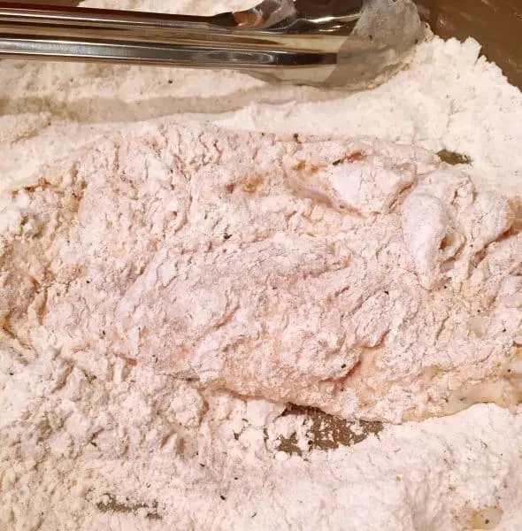 Chicken in flour