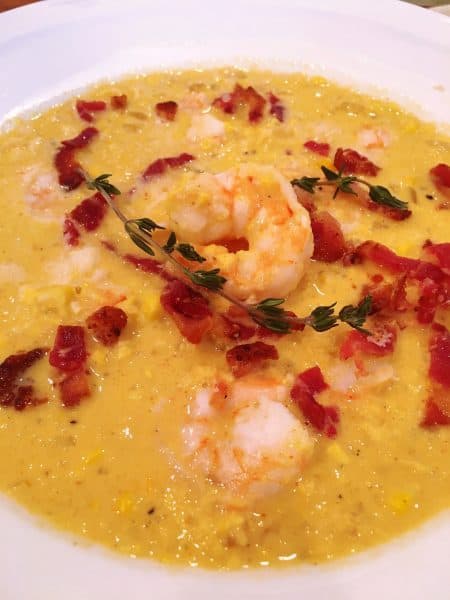 Bacon, Shrimp, and Corn Chowder