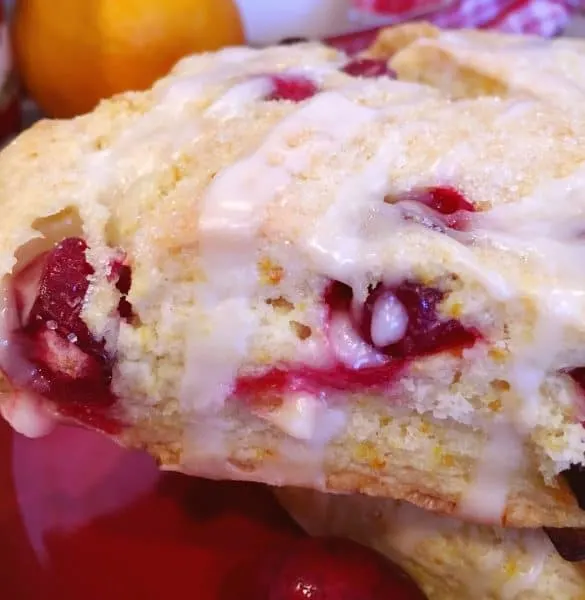 Christmas Cranberry Orange Scones